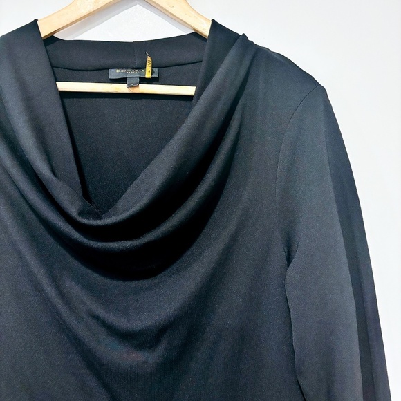 DONNA KARAN 3/4 Sleeve Scoop Neck Above The Knee Formal Hi-Lo Dress - Picture 4 of 9